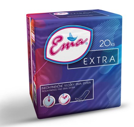 Ema Extra inkontinenčné vložky 20ks (6bal/kar)