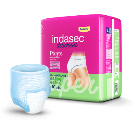 Indasec Pant Super L navliekacie nohavičky 10ks (4bal/kar)