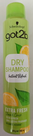 Suchý vlasový šampón Schwarzkopf GOT2BE 200 ml.