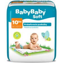 BabyBaby Soft 60x60cm prebaľovacie podložky 10ks (12bal/kar)