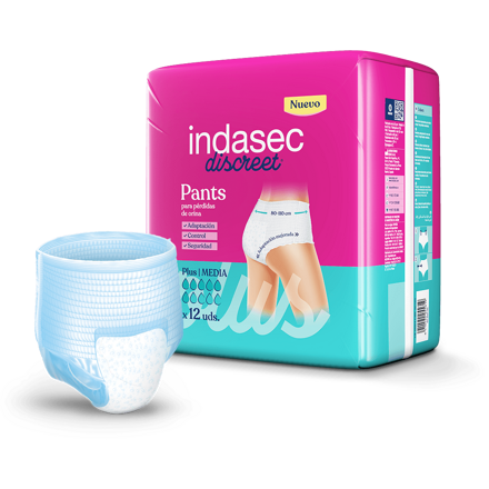 Indasec Pant Plus M navliekacie nohavičky 12ks (4bal/kar)